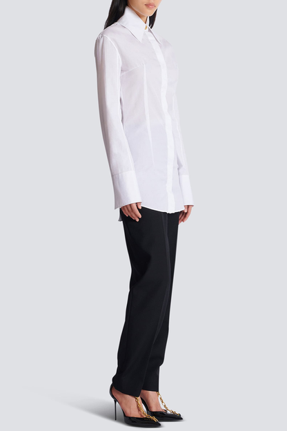 Anton Buttoned Shirt - White