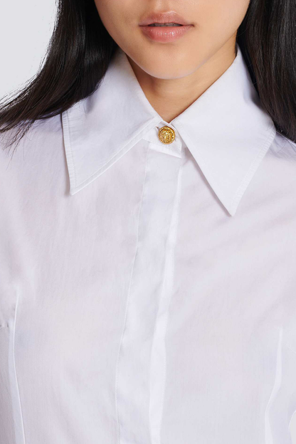 Anton Buttoned Shirt - White
