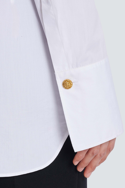 Anton Buttoned Shirt - White