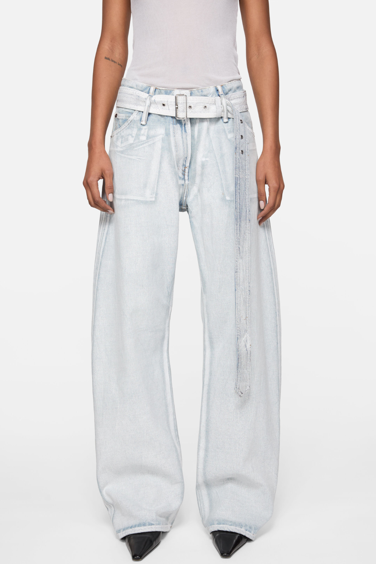 Antonio Bleached Bleted Jeans
