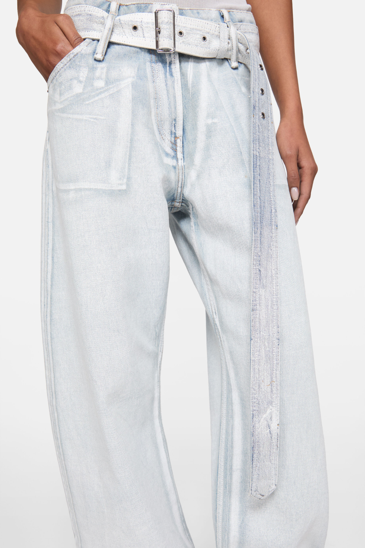 Antonio Bleached Bleted Jeans