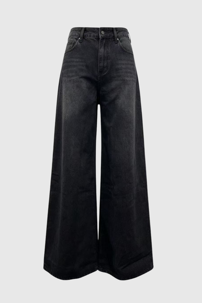 Aolbya Eyelets Jeans - Black