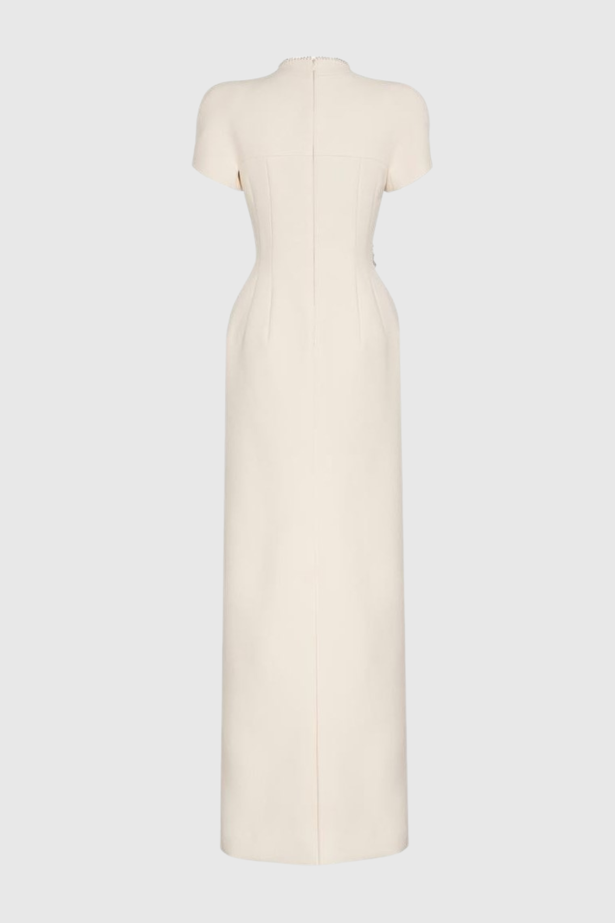 Aoseve Floral Crystal Embellished Midi Dress