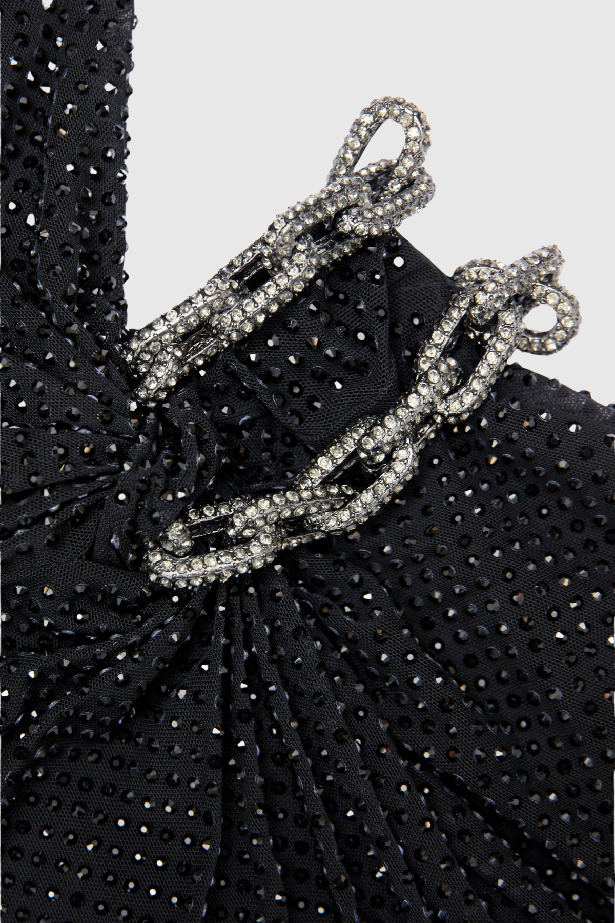 Aquila Crystal Embellished Cutout Maxi Dress - Black