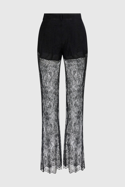 Aranza Lace Trousers - Black