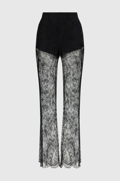 Aranza Lace Trousers - Black