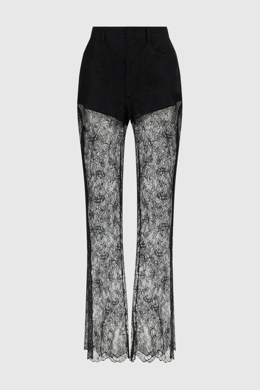 Aranza Lace Trousers - Black