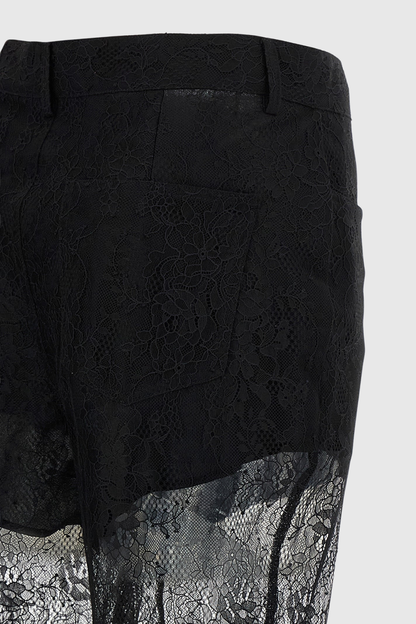 Aranza Lace Trousers - Black