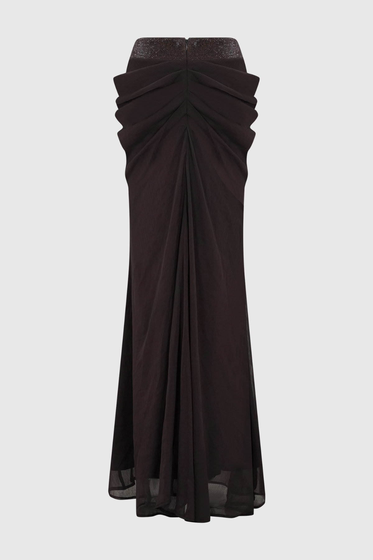 Arcelia Halter Crystal Top & Maxi Skirt Set