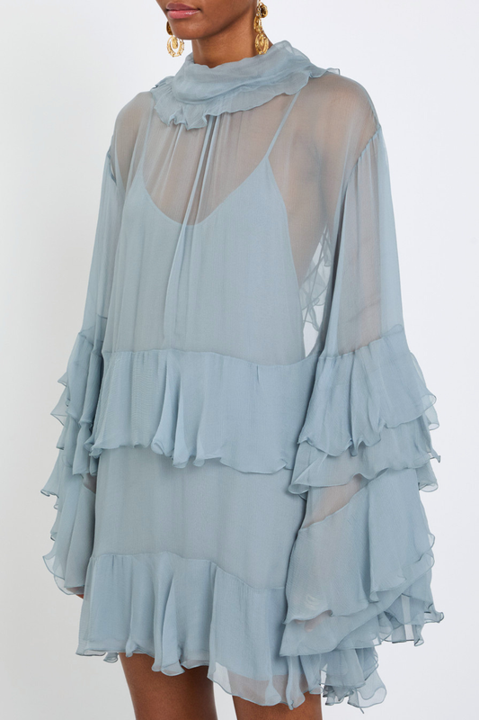 Argelia Ruffle Mini Dress