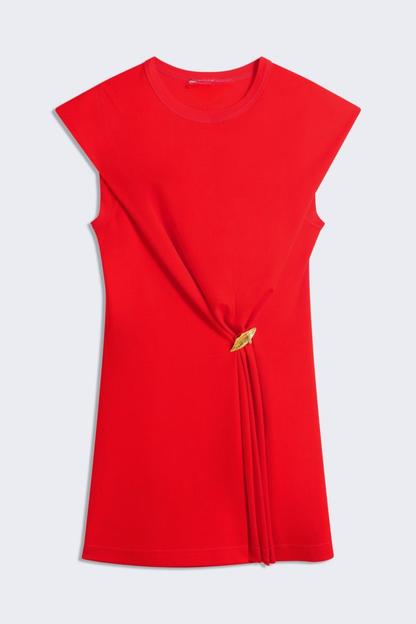 Ariadne Metal Embellished Mini Dress