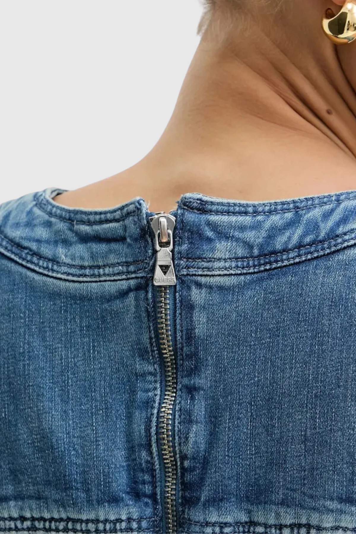 Aries Sleeveless Denim Mini Dress