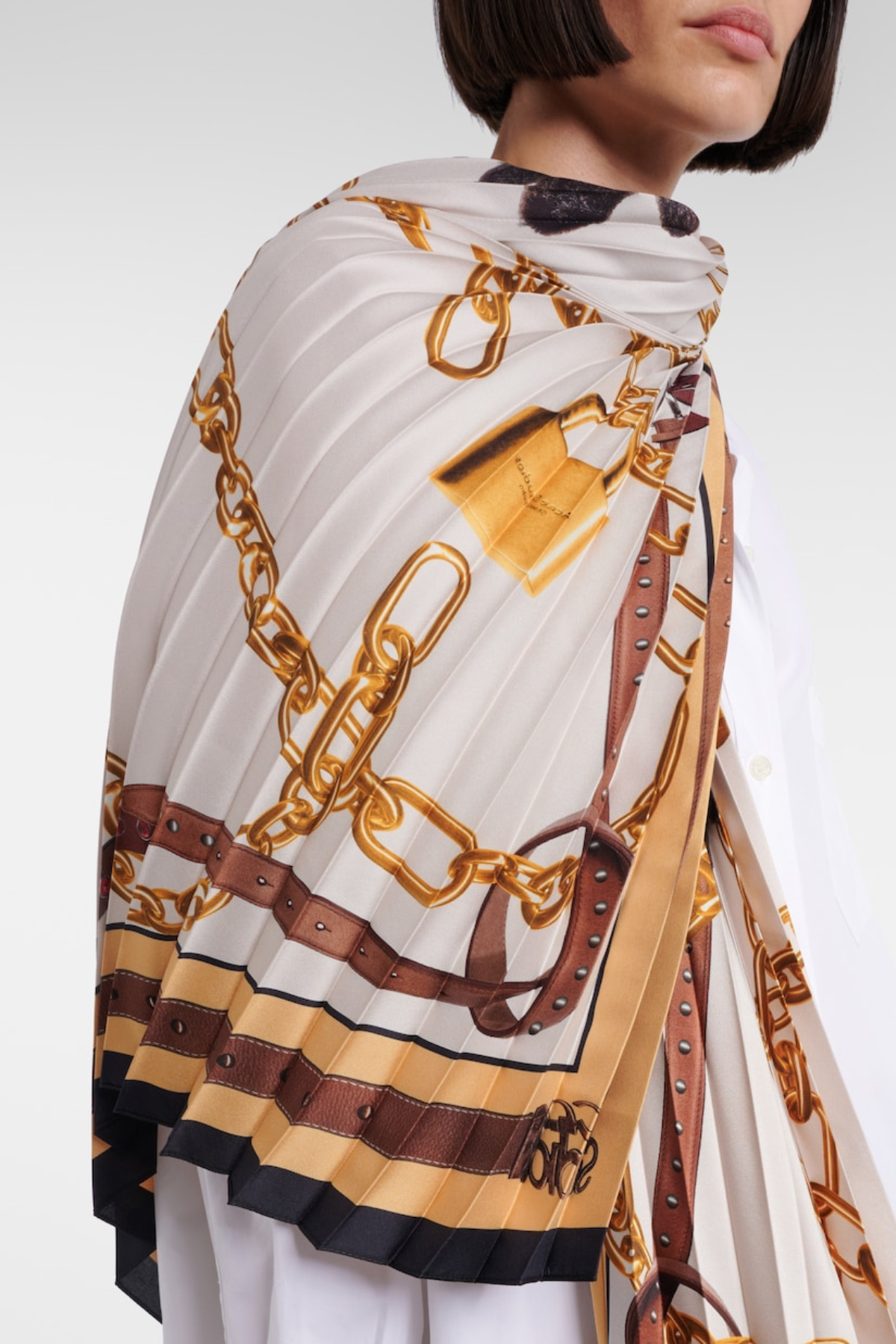 Arista Scarf-detail Shirt