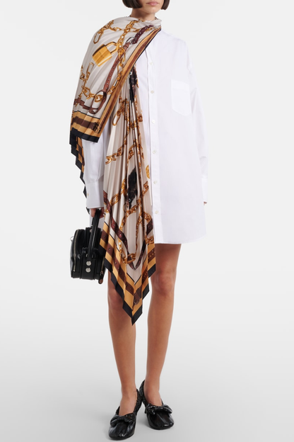 Arista Scarf-detail Shirt