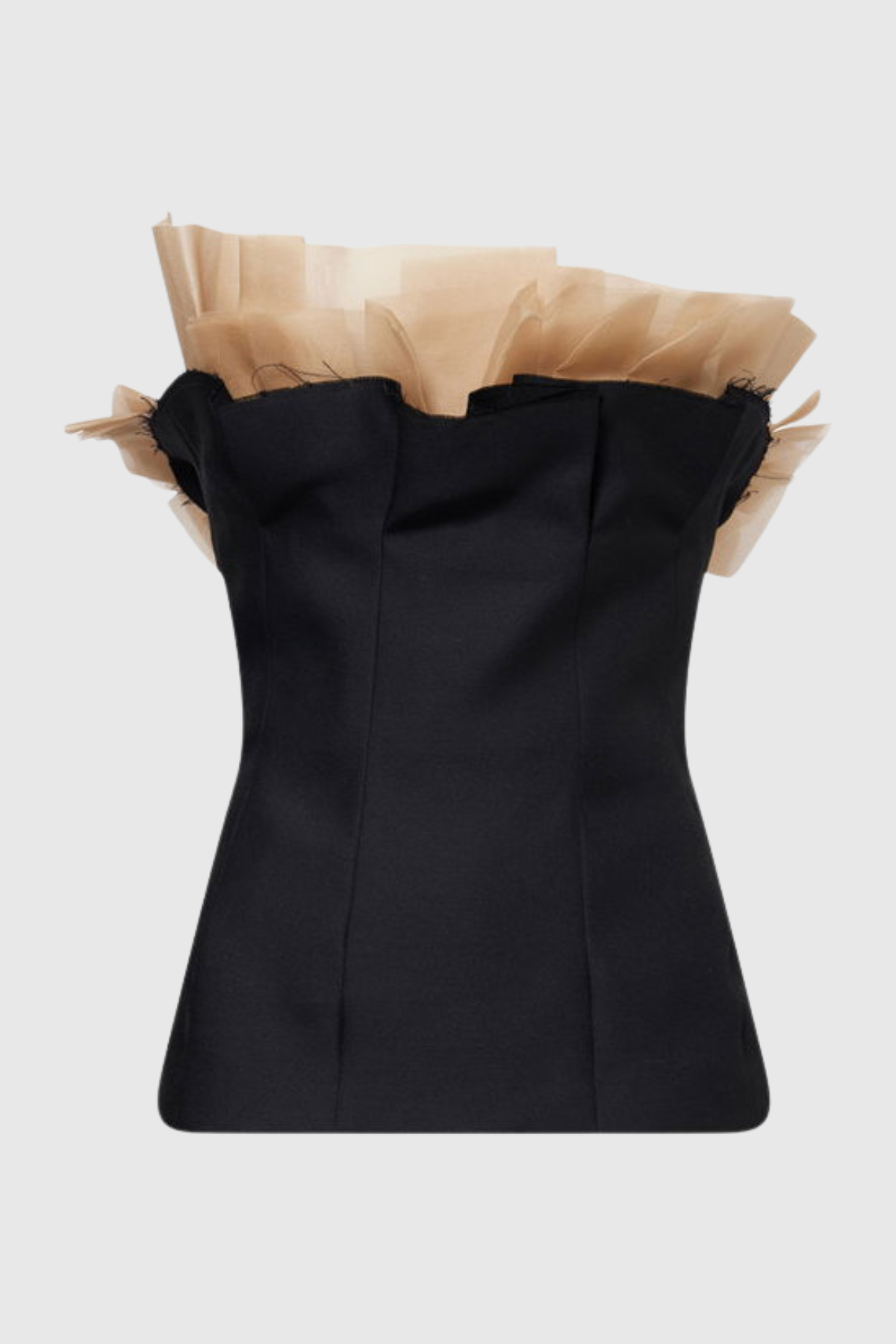 Arowen Ruffle Strapless Top