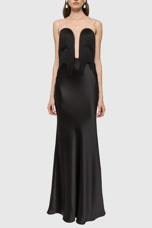 Arroyo Fringe Sleeveless Maxi Dress