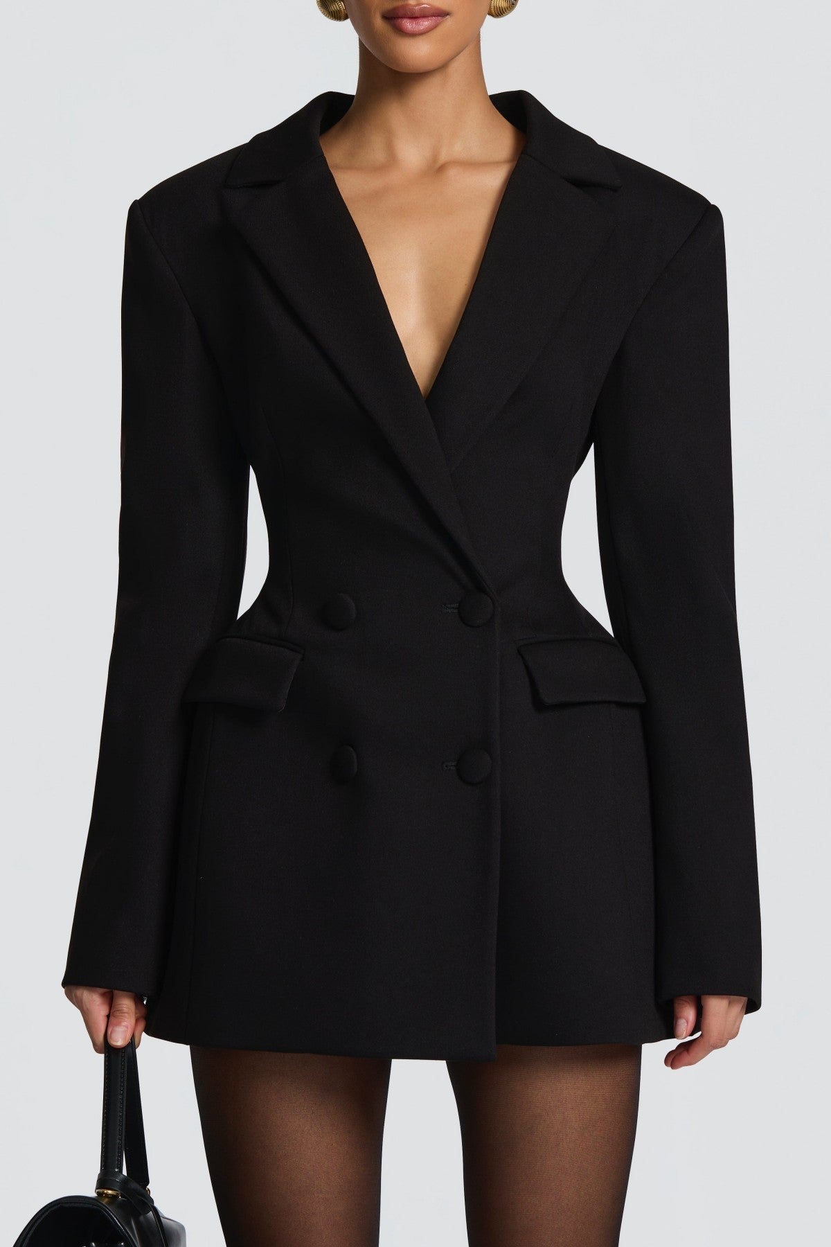 Arvida Mini Blazer Dress - Black