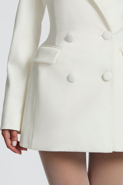 Arvida Mini Blazer Dress - White