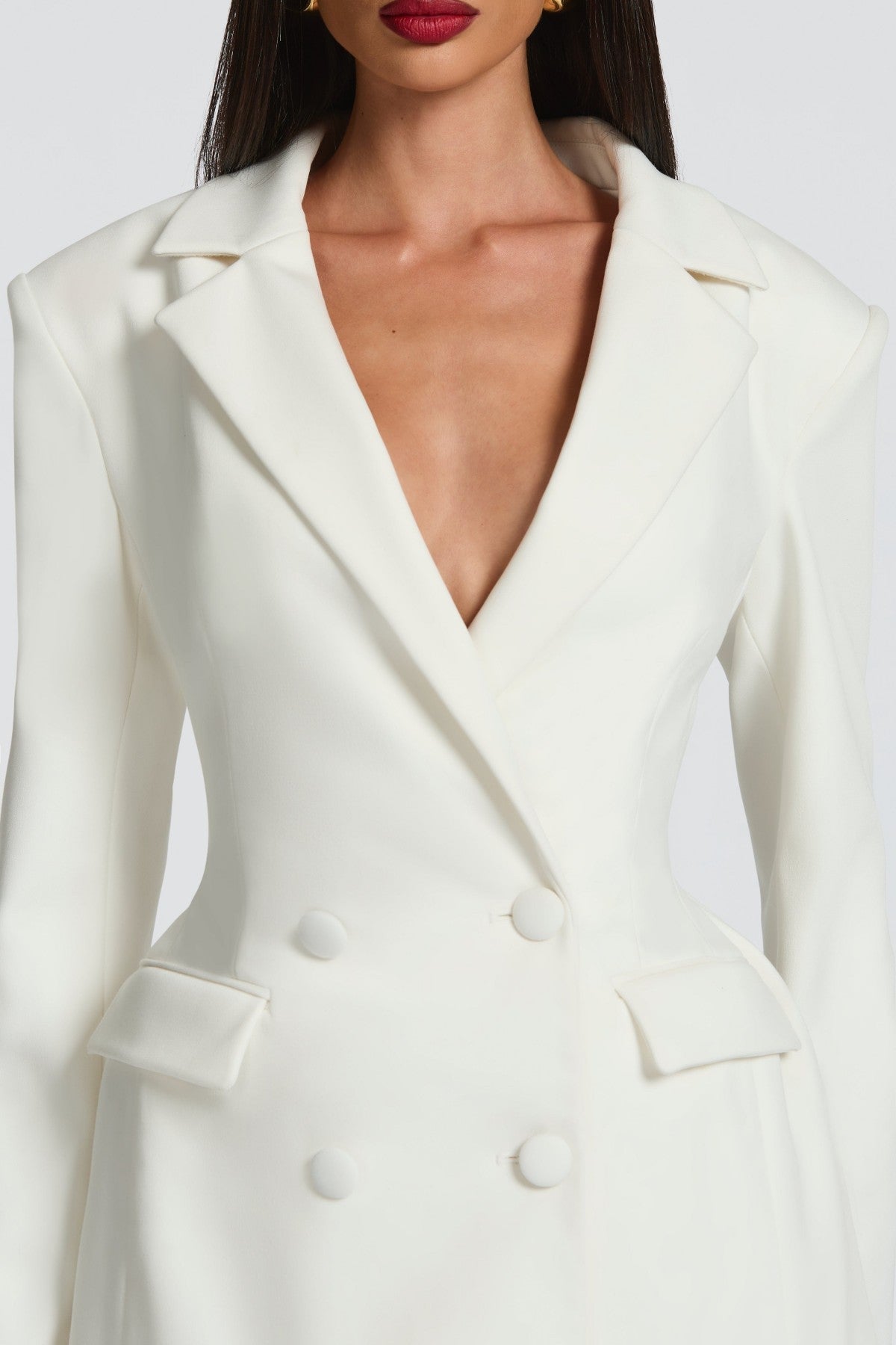 Arvida Mini Blazer Dress - White