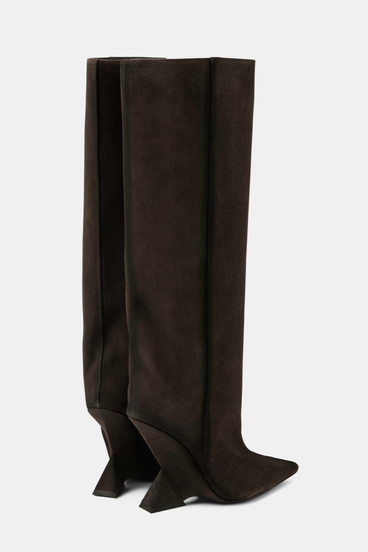 Astrid Heterotypic Knee-high Boots - Brown