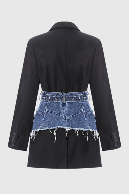 Atreya Denim Belted Blazer