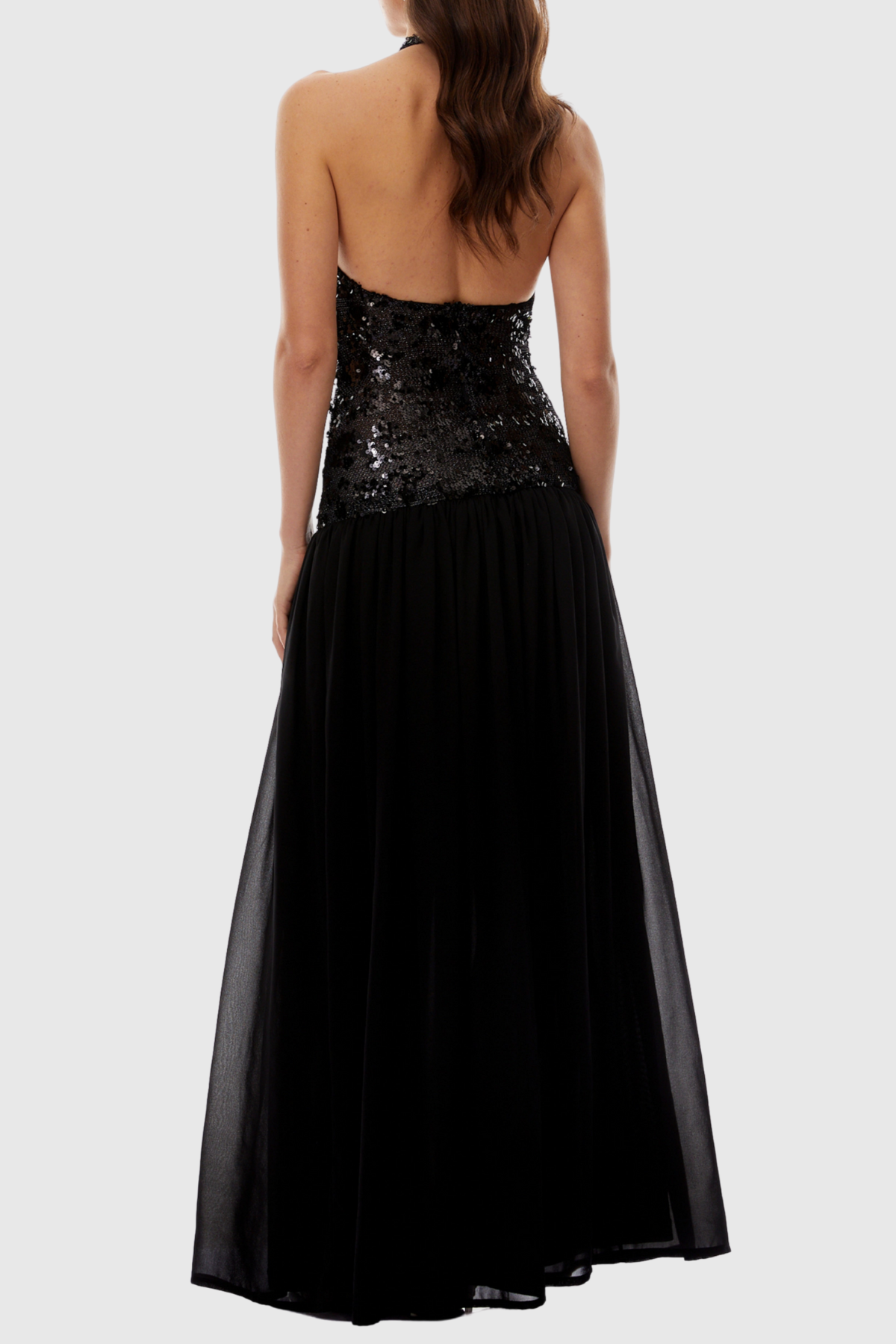 Atticus Sequin Sleeveless Maxi Dress