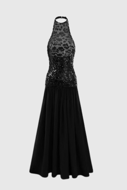 Atticus Sequin Sleeveless Maxi Dress