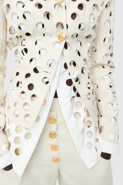 Aubrie Circle Hollow Jacket