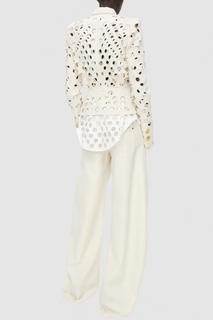 Aubrie Circle Hollow Jacket