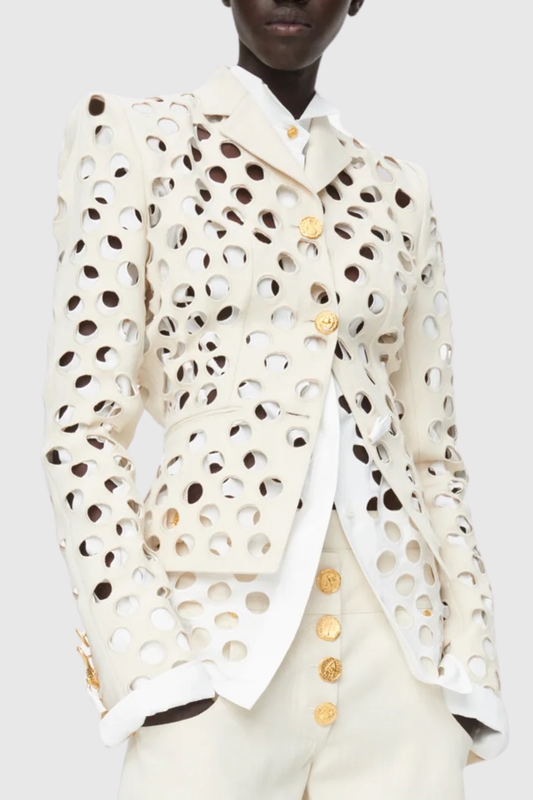 Aubrie Circle Hollow Jacket