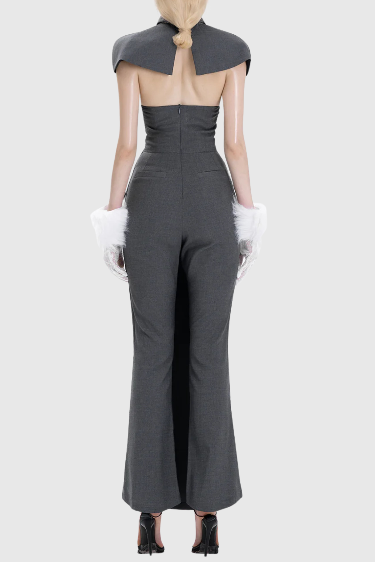 Aubriella Double Breasted Strapless Maxi Dress Set