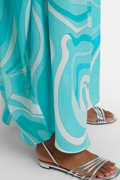 Augenie Swirl Print Kaftan