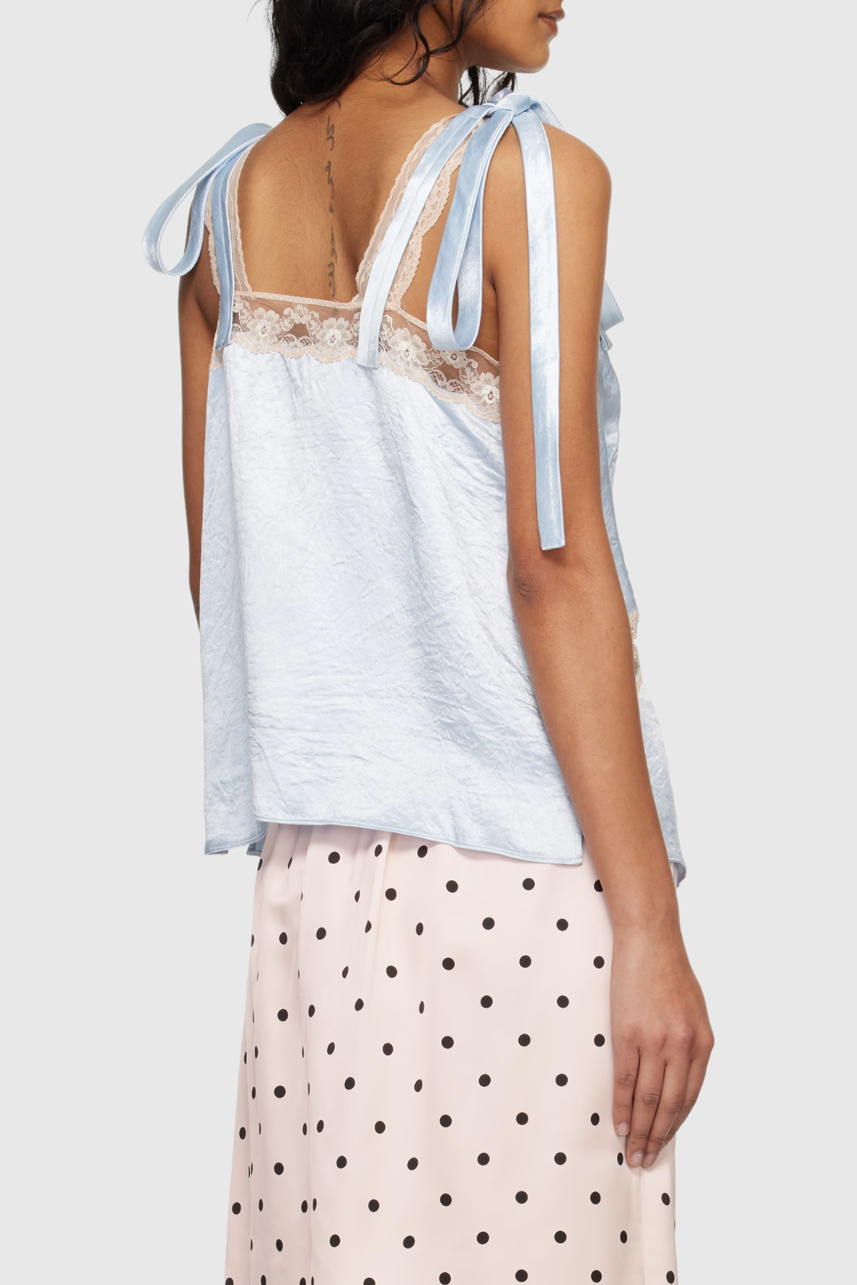 Avneet Lace Crinkled Top