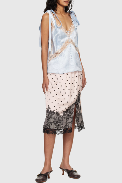 Avneet Lace Crinkled Top