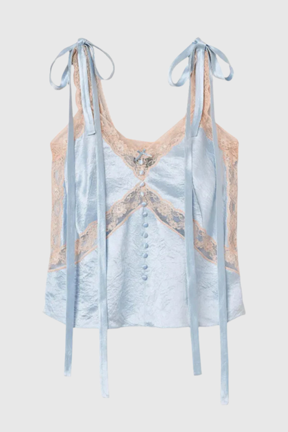 Avneet Lace Crinkled Top