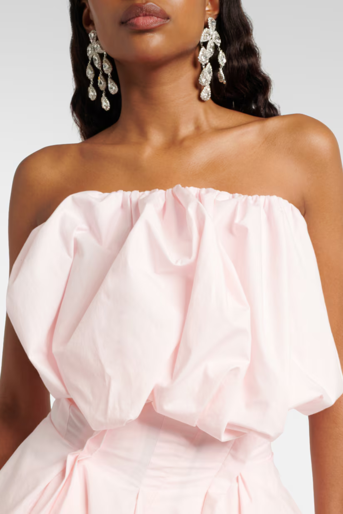Ayodele Strapless Ruched Mini Dress