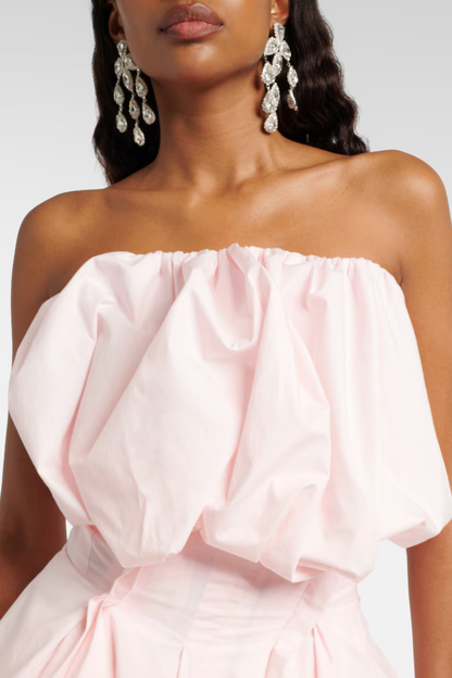 Ayodele Strapless Ruched Mini Dress