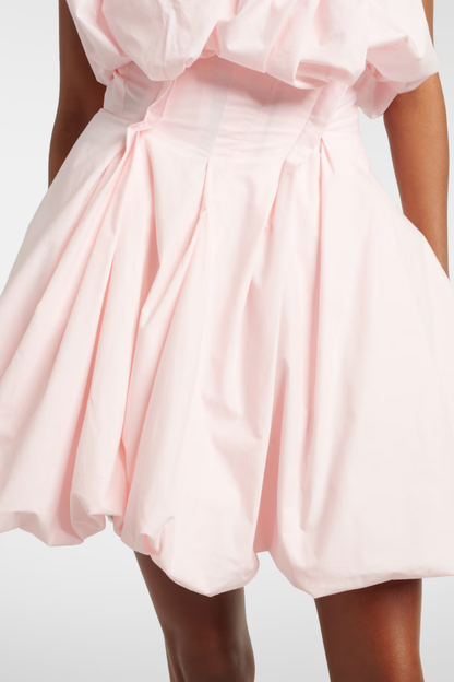 Ayodele Strapless Ruched Mini Dress