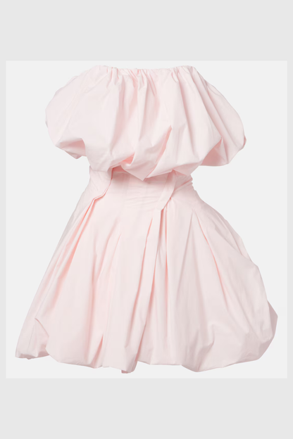 Ayodele Strapless Ruched Mini Dress
