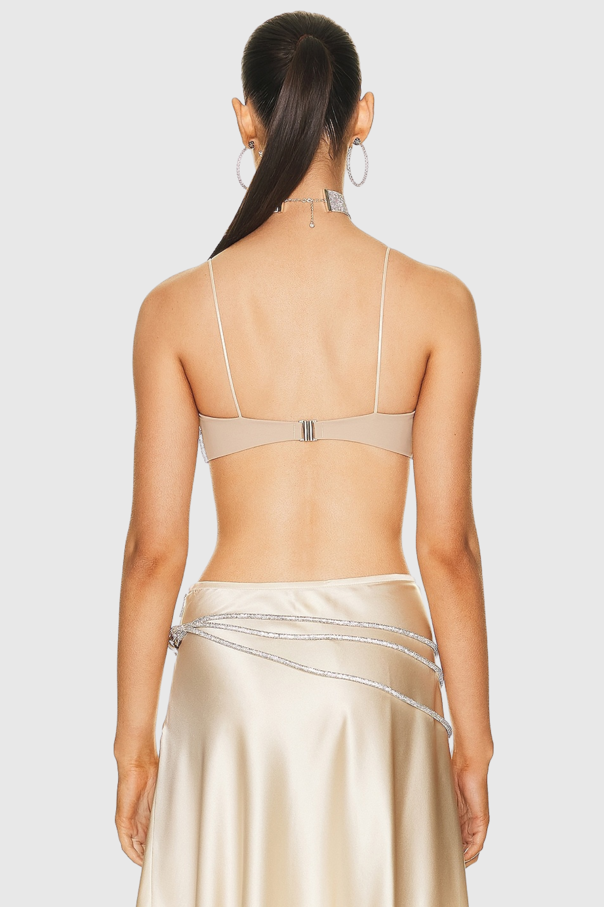 Cleeve Crystal Bra - Silver