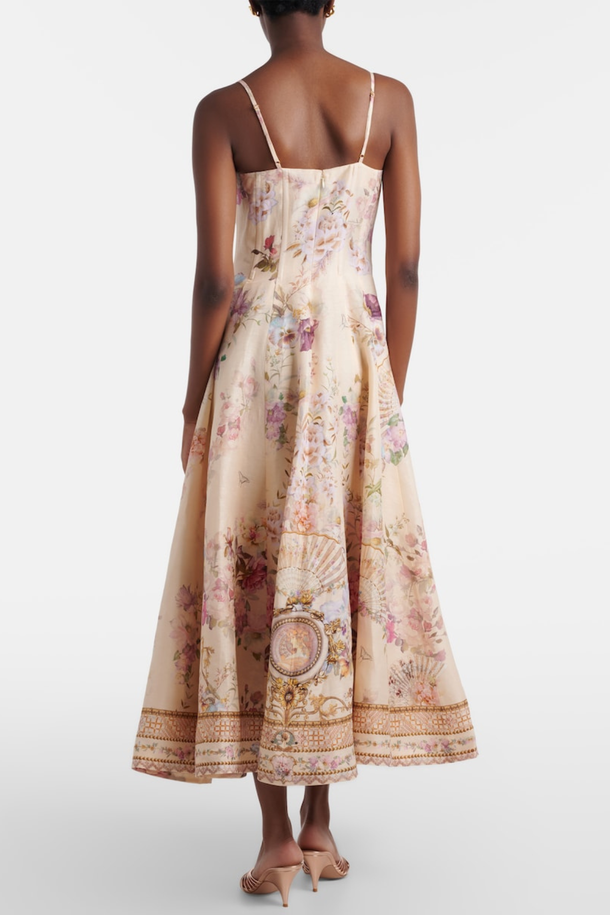 Bathsha Floral Print Midi Dress