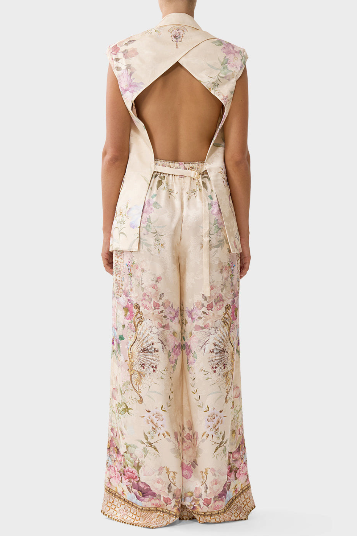 Bathsha Floral Backless Vest