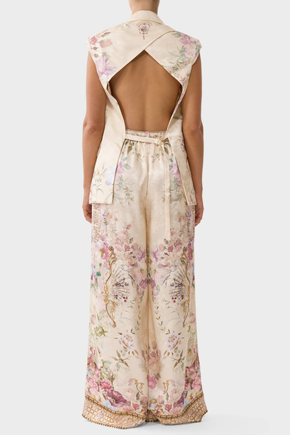 Bathsha Floral Backless Vest