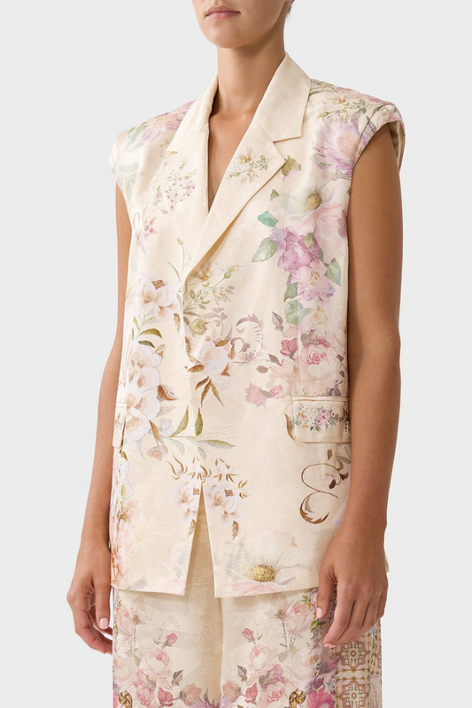 Bathsha Floral Backless Vest
