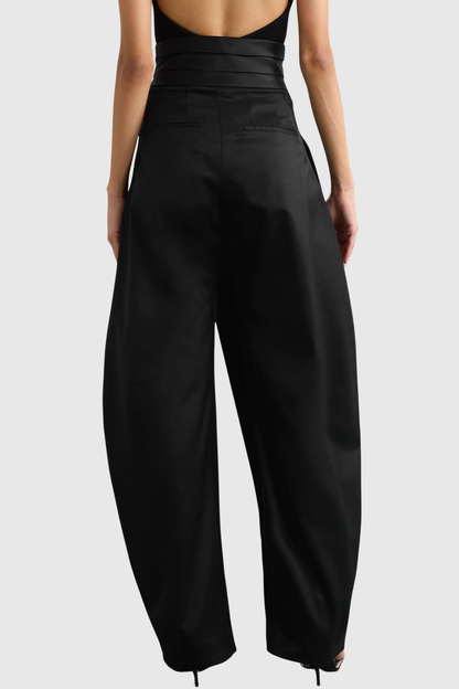 Bavian Satin Waist Round Pants