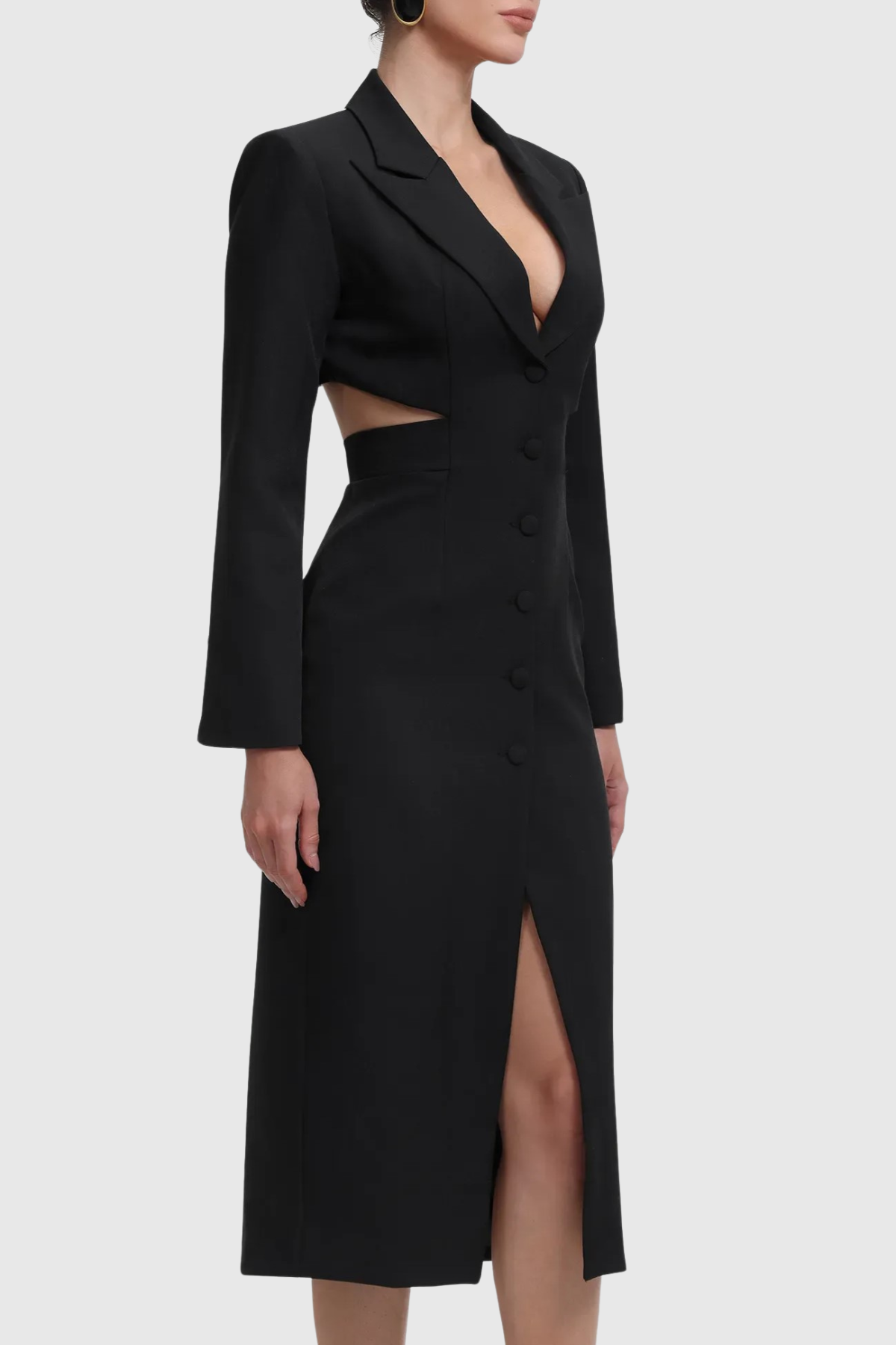Benara Cutout Midi Blazer Dress