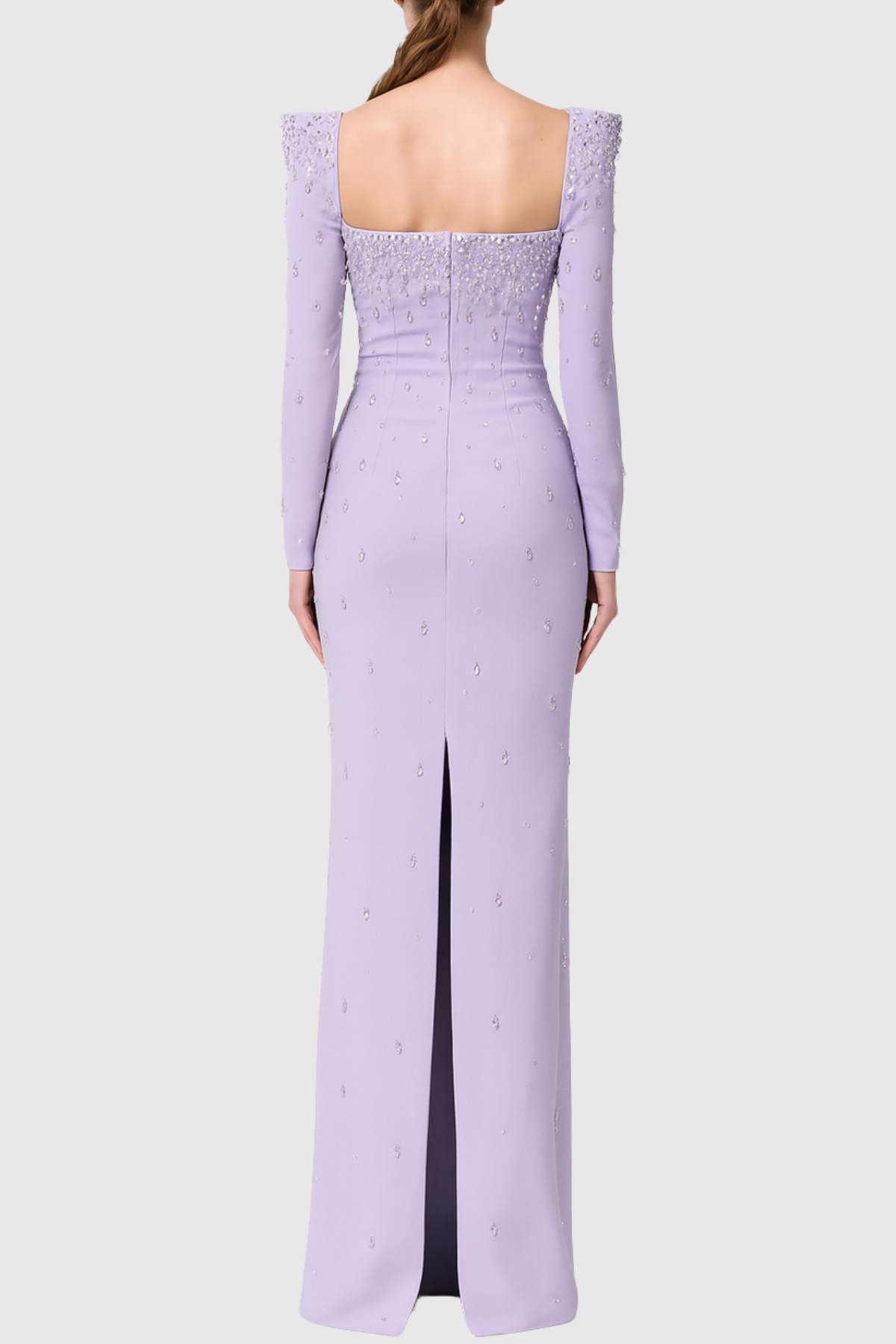 Bentla Crystal Embellished Maxi Dress - Purple