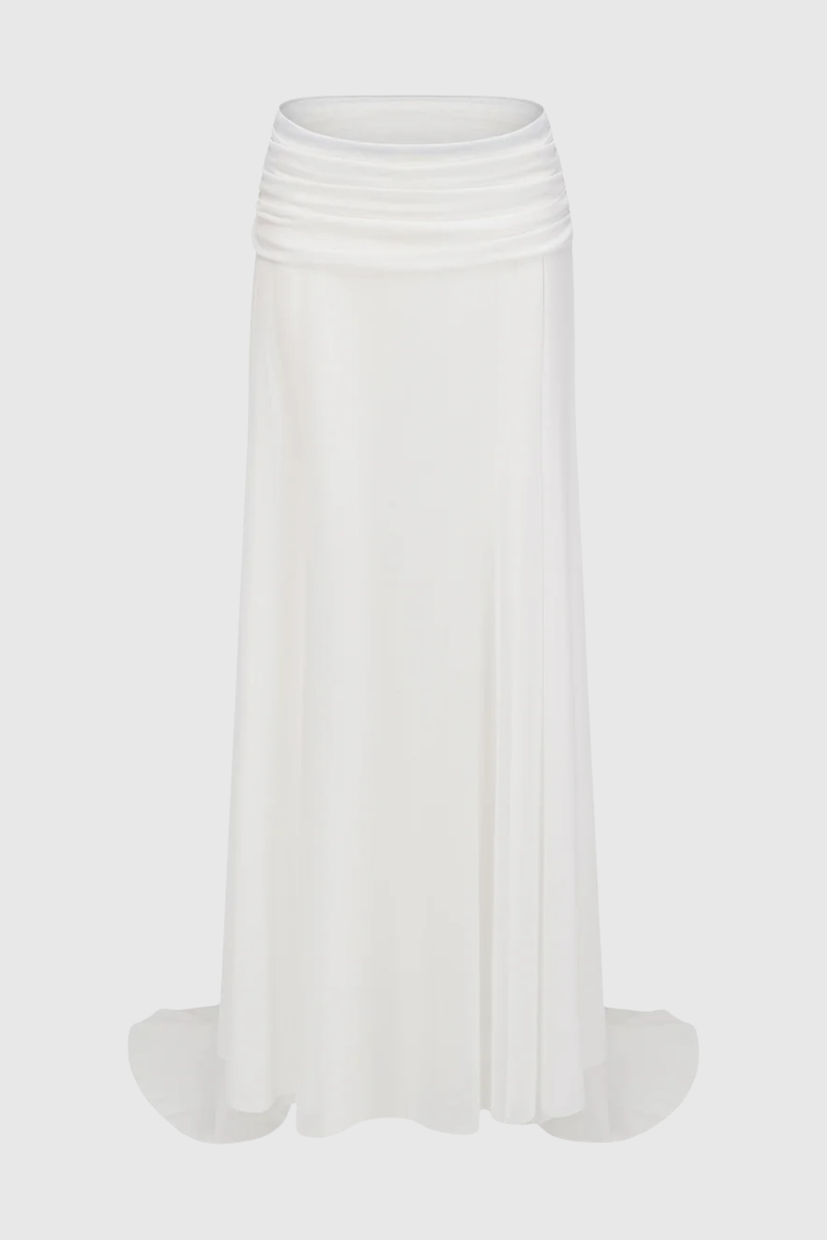 Berenica Asymmetric Top & Ruched Maxi Skirt Set