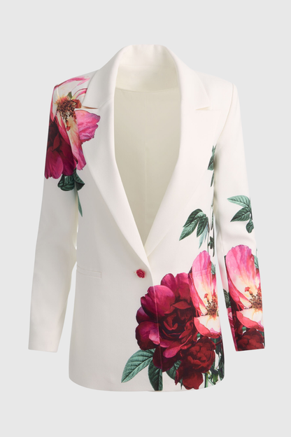 Bergena Floral Blazer & Trousers Set
