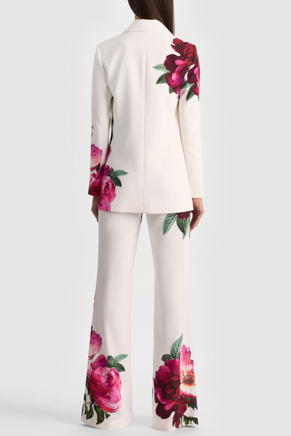 Bergena Floral Blazer & Trousers Set